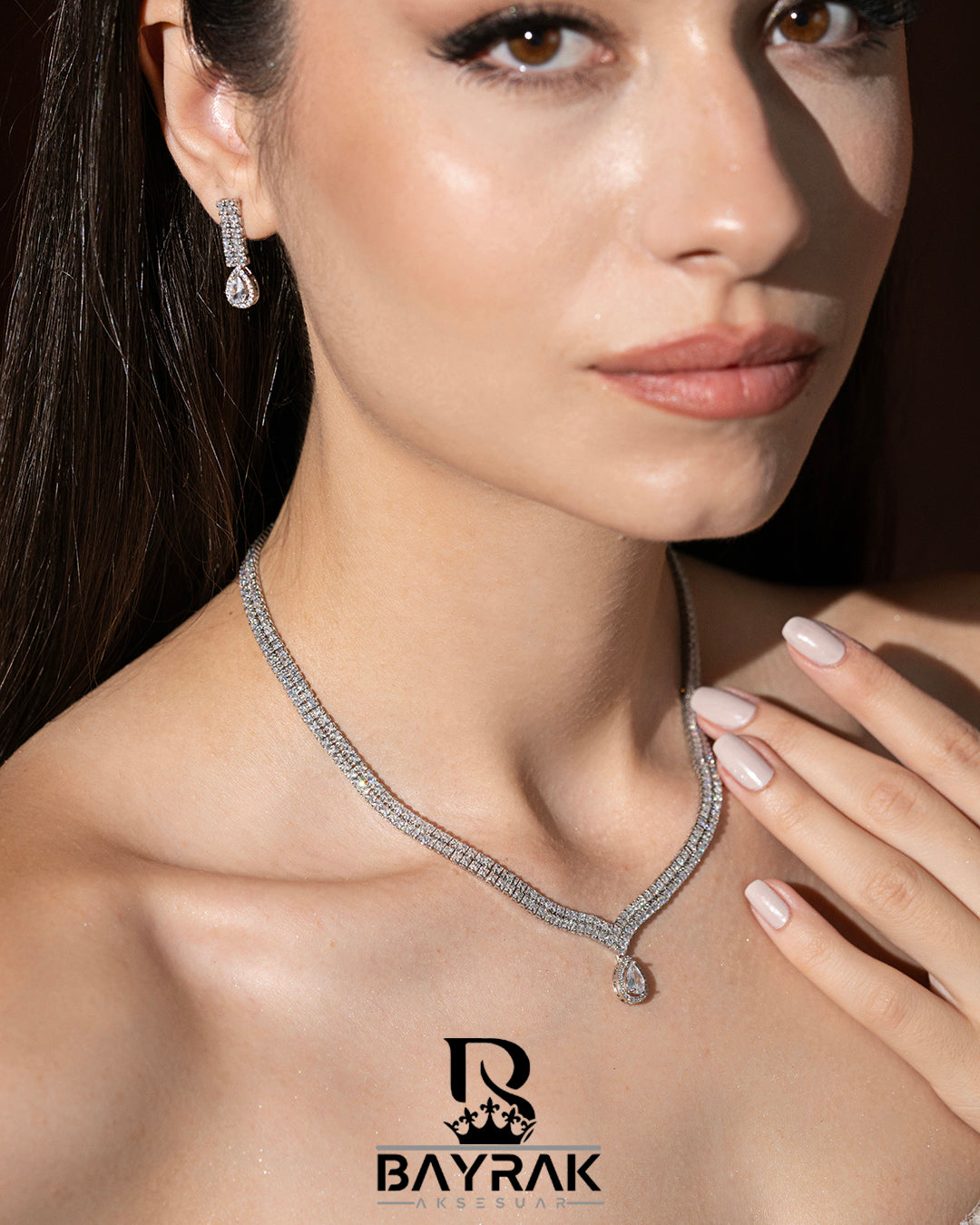 LB 2550 | Zirkon Taşlı Takı Seti