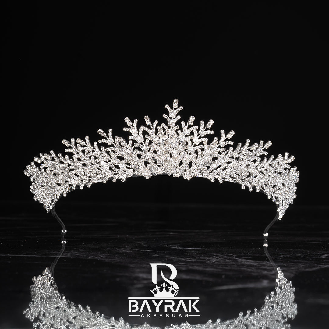 MİRA - 830 - / 3 Boyutlu Gelin Tacı