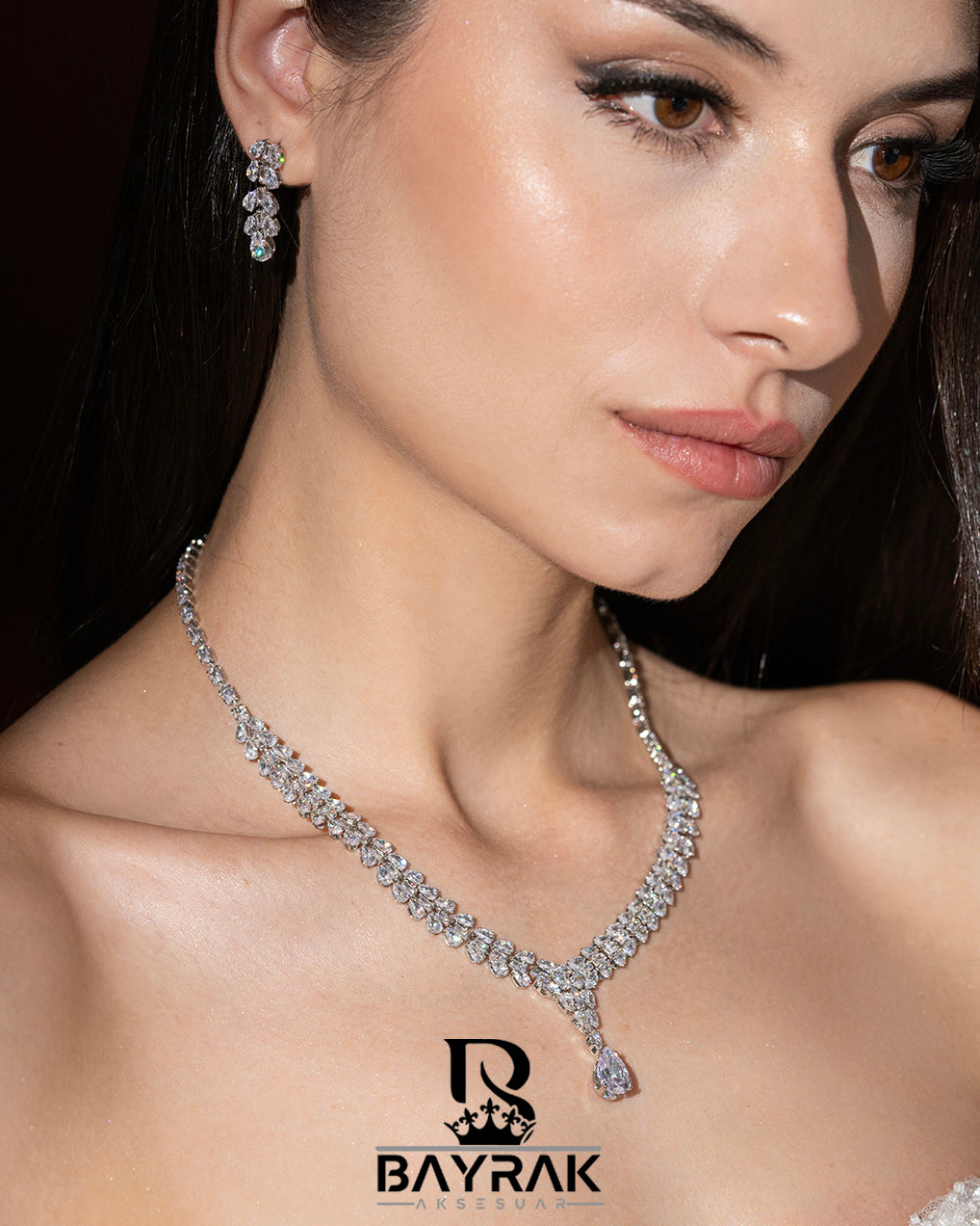 LB 2502 | Zirkon Taşlı Takı Seti