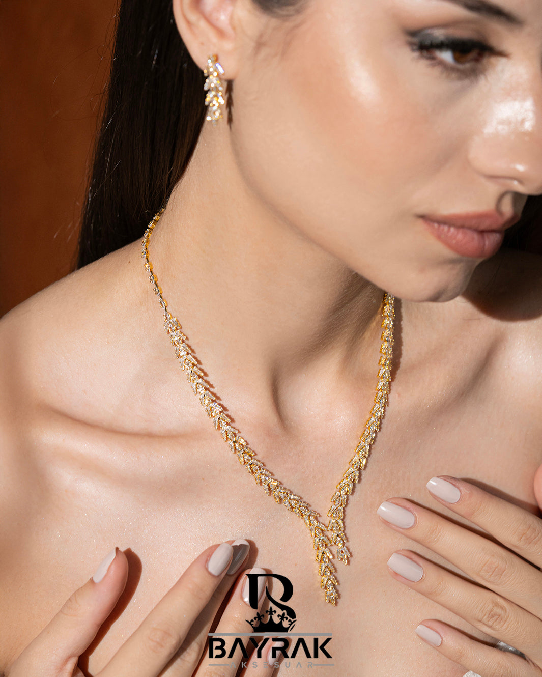 LB 2505 | Zirkon Taşlı Takı Seti