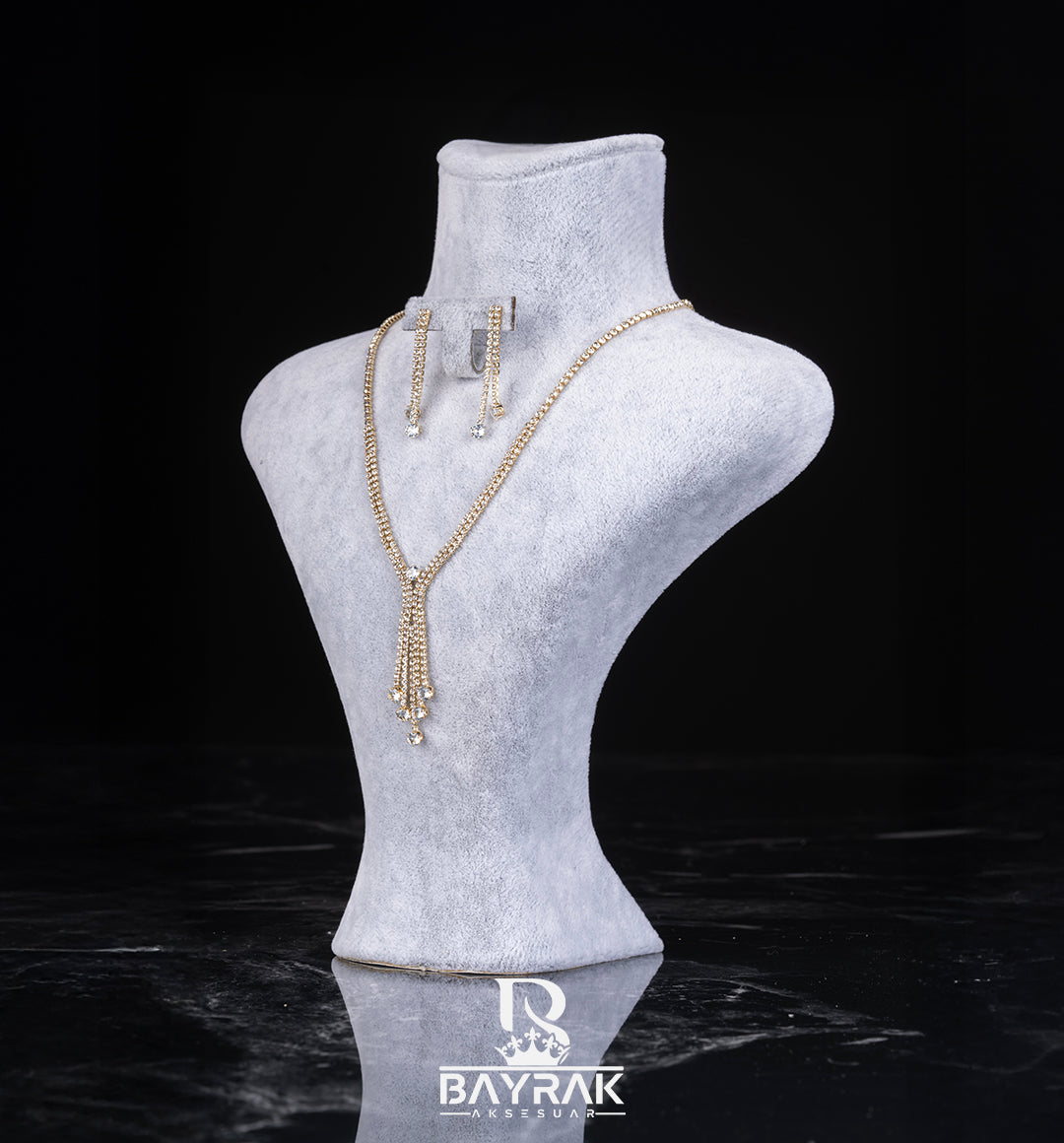 ILARIA 207 | GOLD KAPLAMA GELİN SETİ