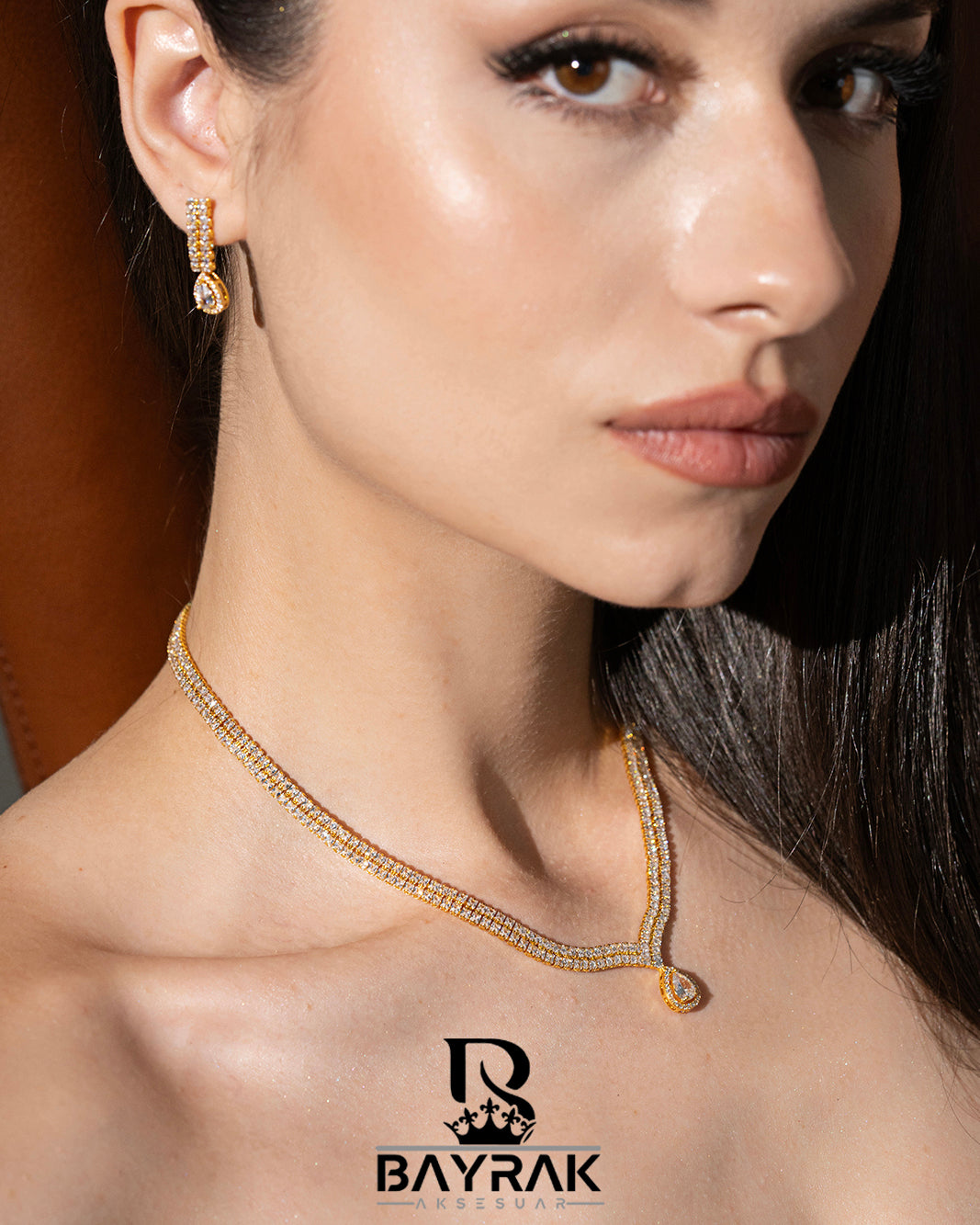 LB 2550 | Zirkon Taşlı Takı Seti