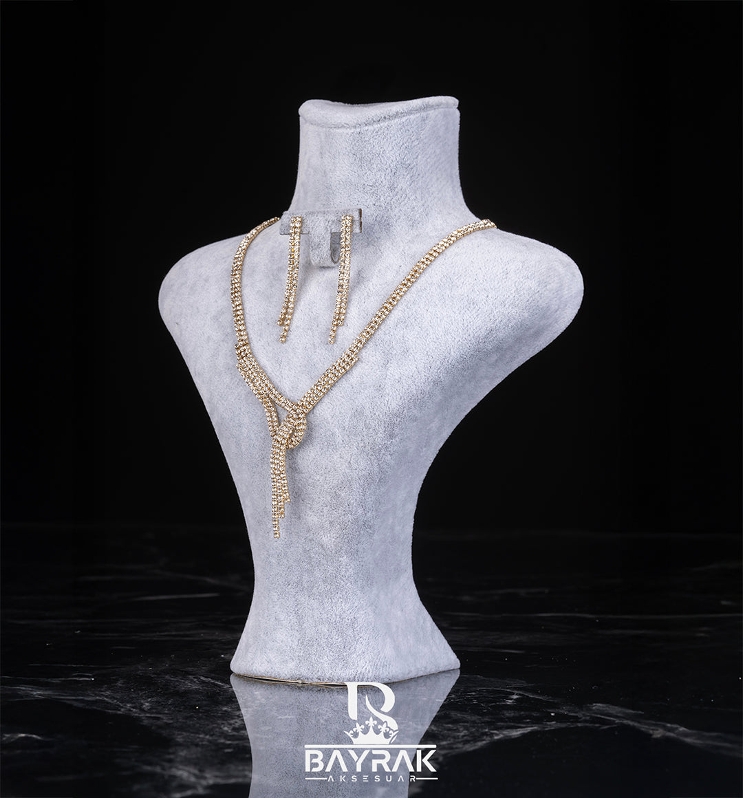 ILARIA 191 | GOLD KAPLAMA GELİN SETİ