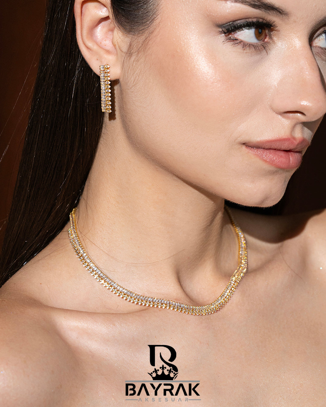 LB 2507 | Zirkon Taşlı Takı Seti