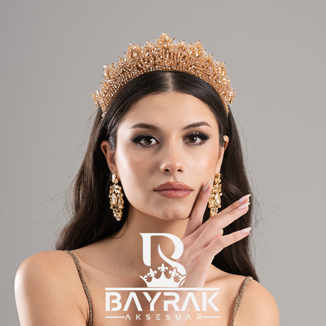 SULTAN's - 980 - / 3 Boyutlu Kına Tacı