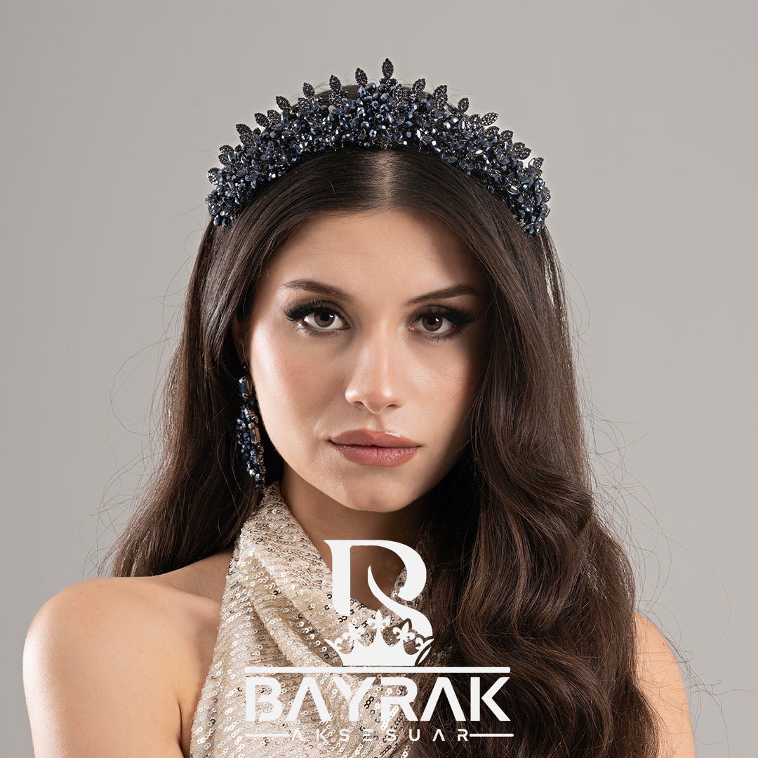 MİRA - 910- / 3 Boyutlu Gelin - Kına  Tacı