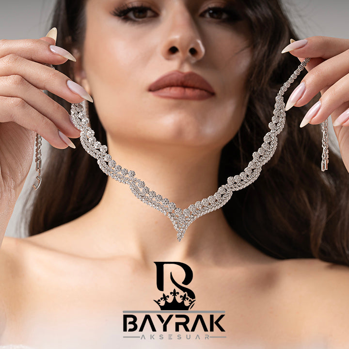 ILARIA - 685 - / Zircon Stone Bridal Set