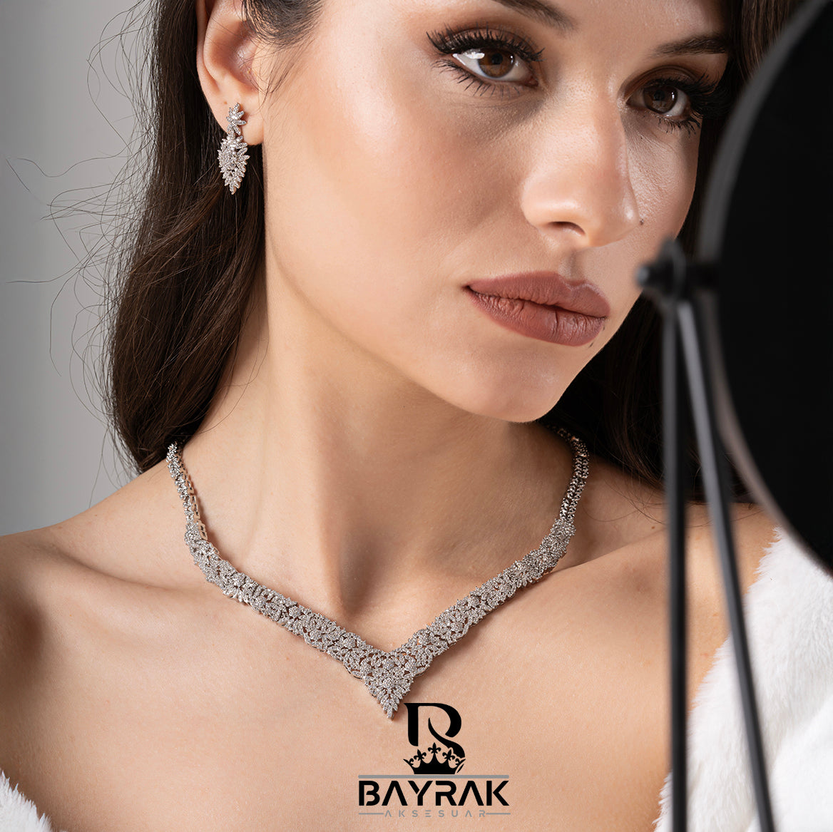 Aura -703- Zircon Stone Bridal Set