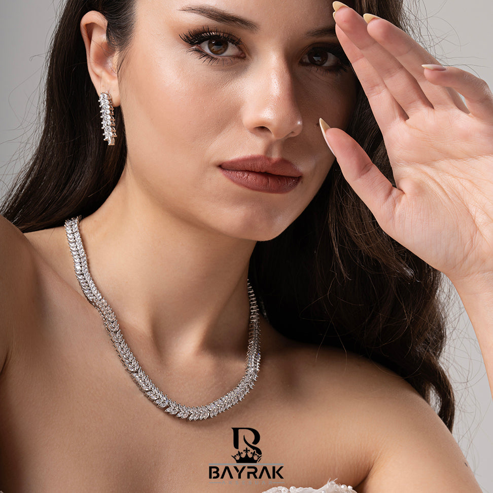 AURA -715- / Zircon Stone Bridal Set