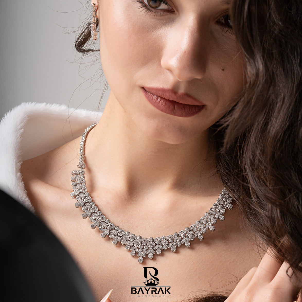 ILARIA - 855 - / Zircon Stone Bridal Set