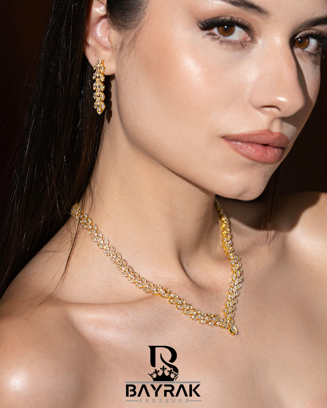 LB 2509 | Zirkon Taşlı Takı Seti