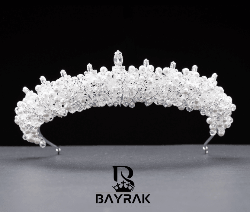 Lana -249- 3D Zircon Stone Bridal Crown