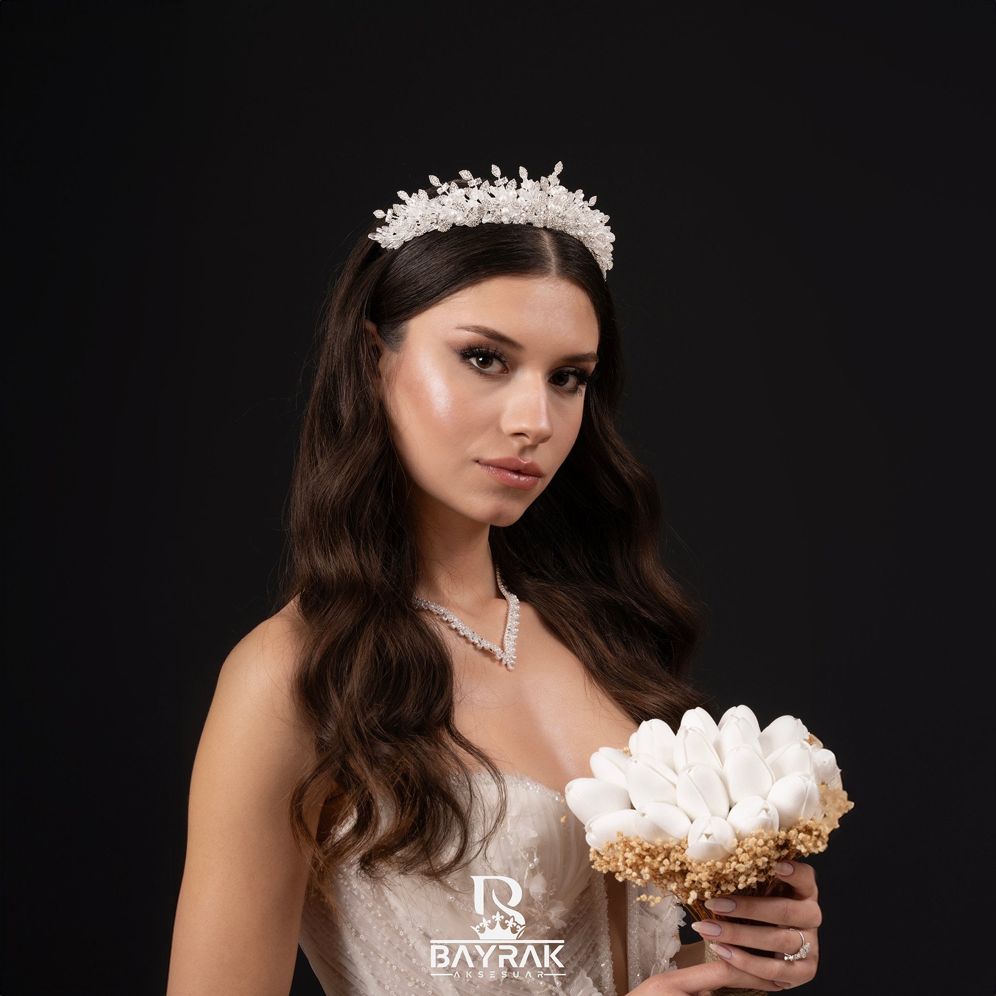 STELLA -410- / 3 Boyutlu Gelin Tacı