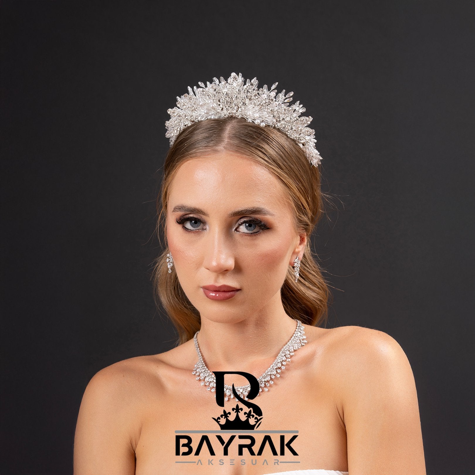 MIRA - 801 - / 3D Bridal Crown
