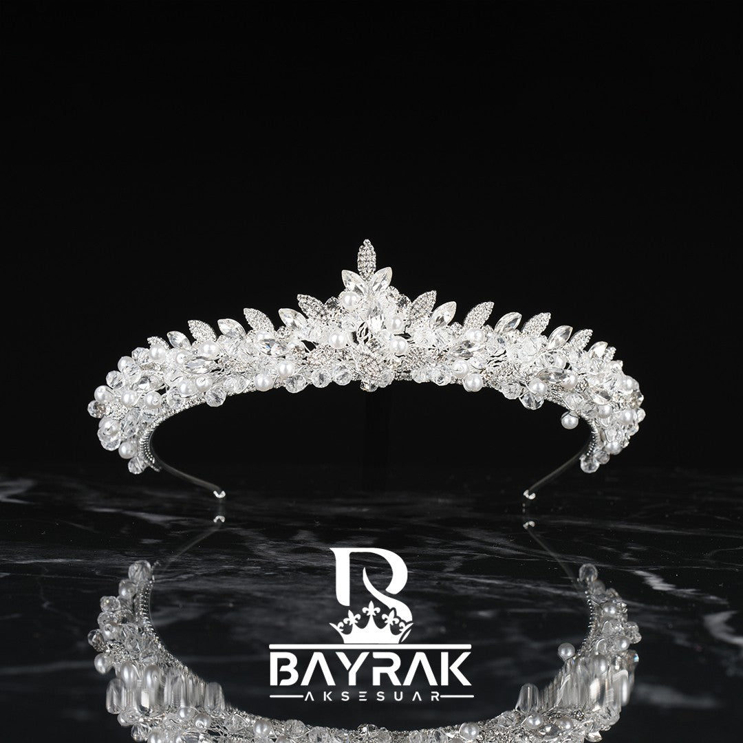 STELLA - 515 - / 3 Boyutlu  Gelin Tacı