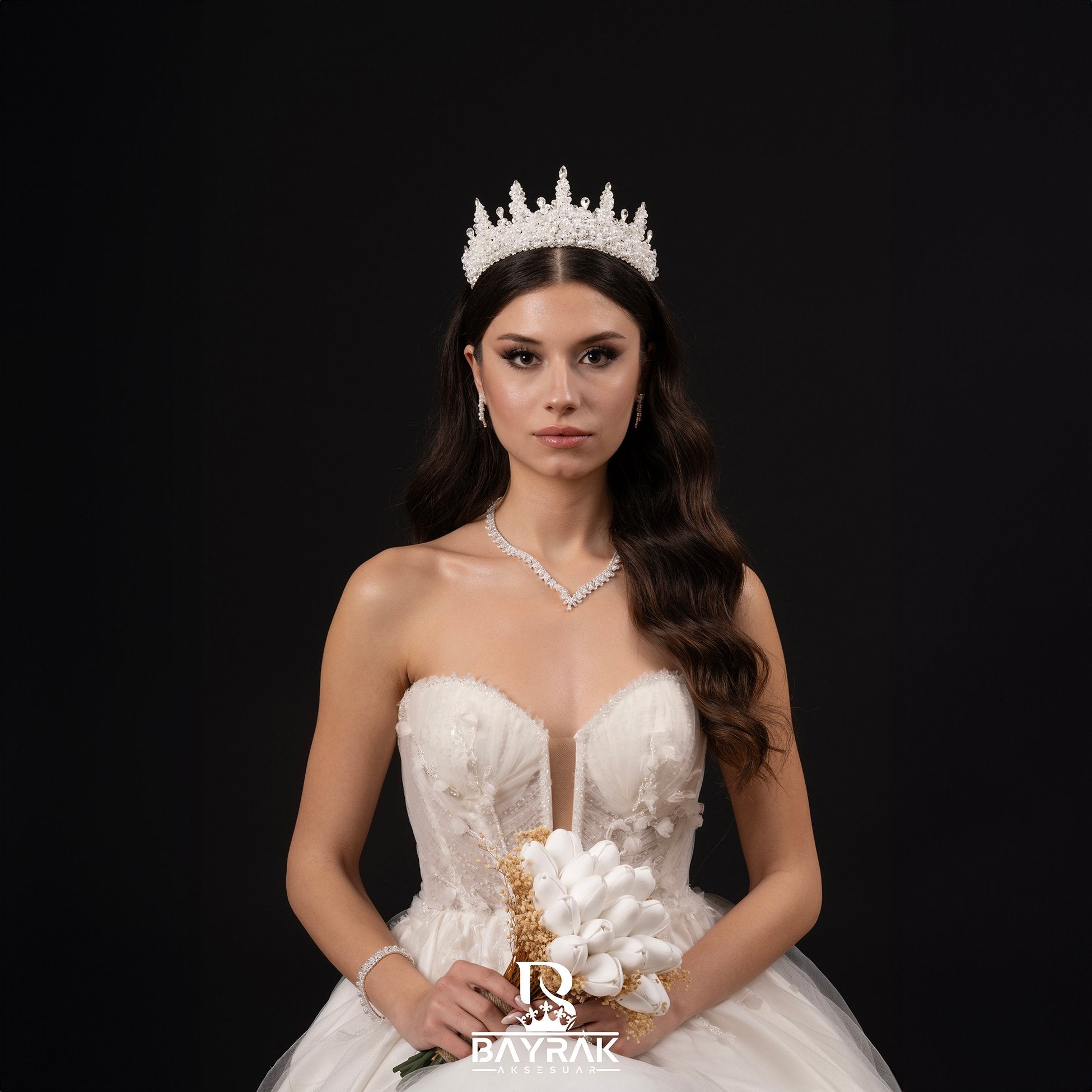 PERLA -630- / 3D Bridal Crown