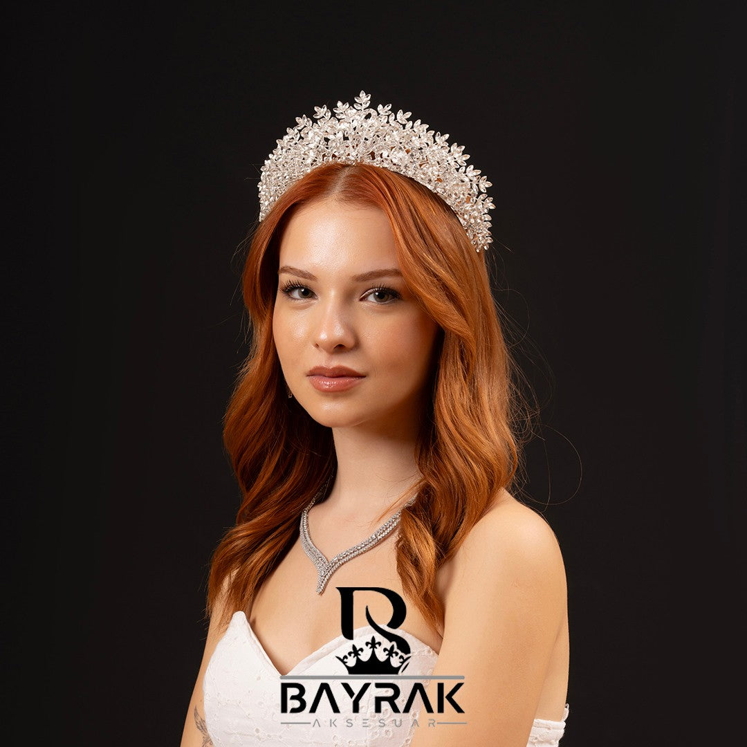 MAİRA -380- / 3 Boyutlu Gelin Tacı