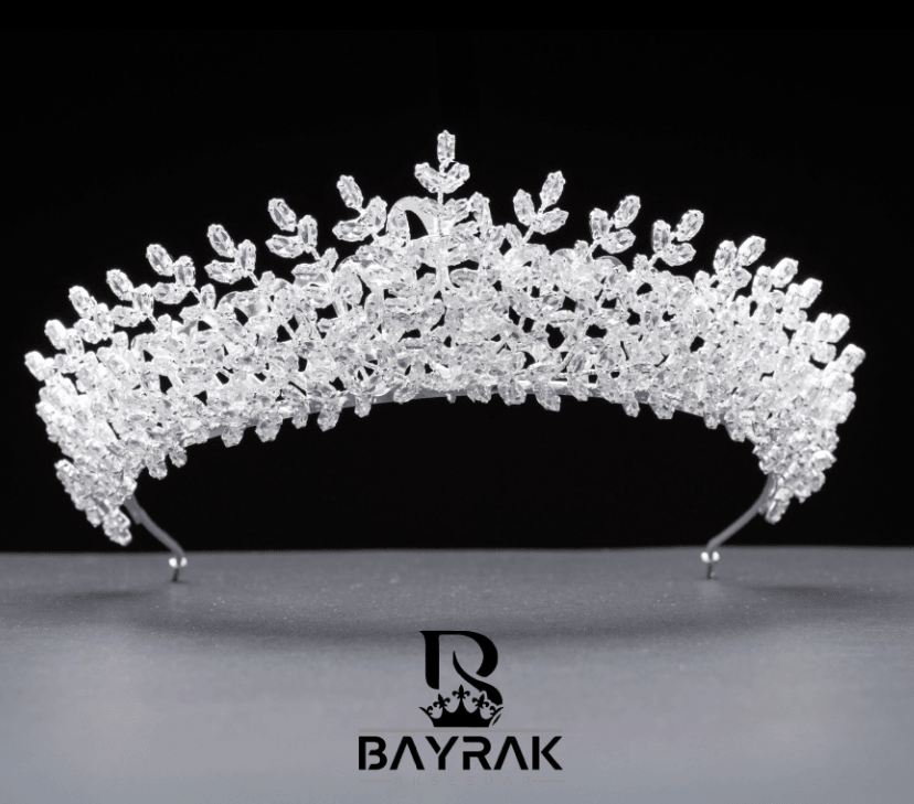 Lana -250- 3D Zircon Stone Bridal Crown