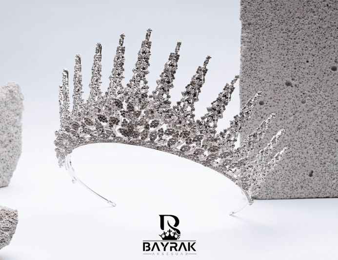 Lana -252- Zircon Stone Bridal Crown