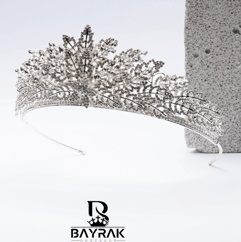 Lotus -343- 3D Bridal Crown