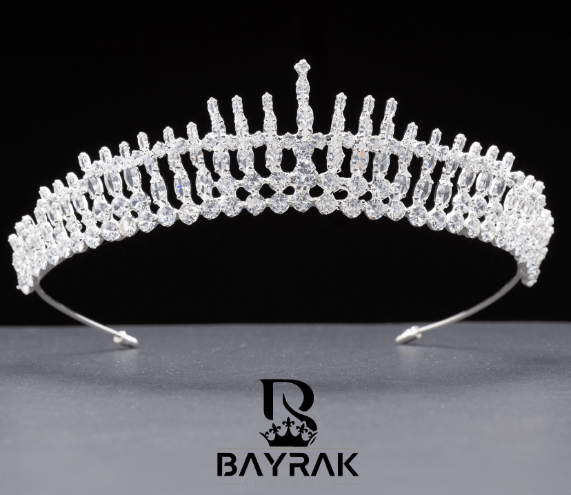 Light -217- Zirkon Taşlı Gelin Tacı