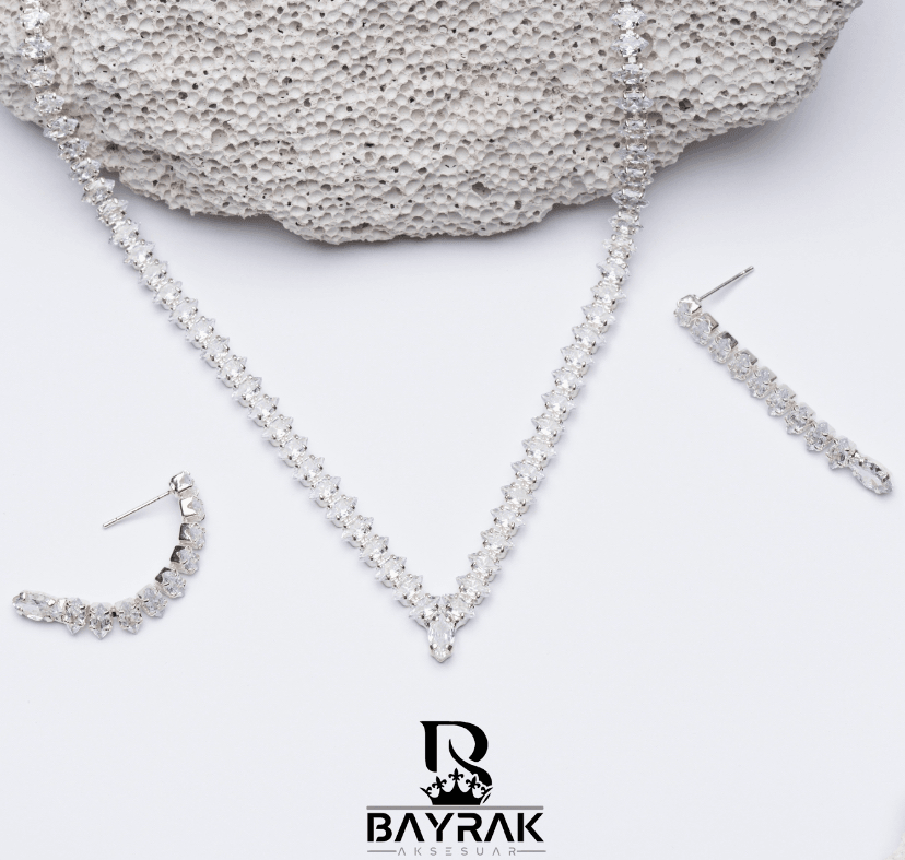 Aura -711- Zircon Stone Bridal Set