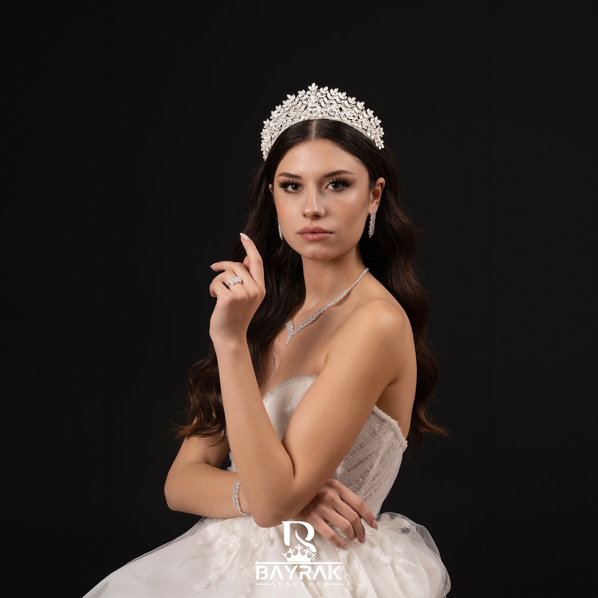 STELLA -436- / 3 Boyutlu Gelin Tacı