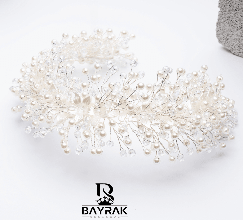 Milano -202- Sedefli Helenistik Saç Aksesuarı