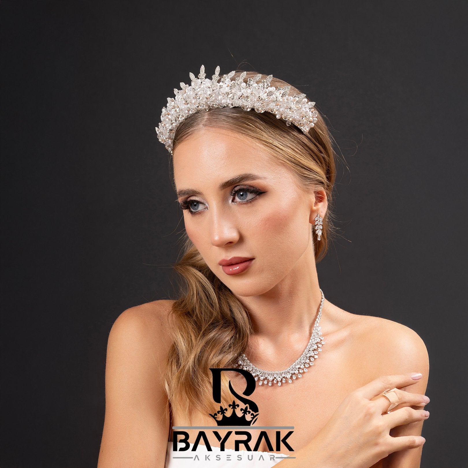 MİRA - 910- / 3 Boyutlu Gelin - Kına  Tacı