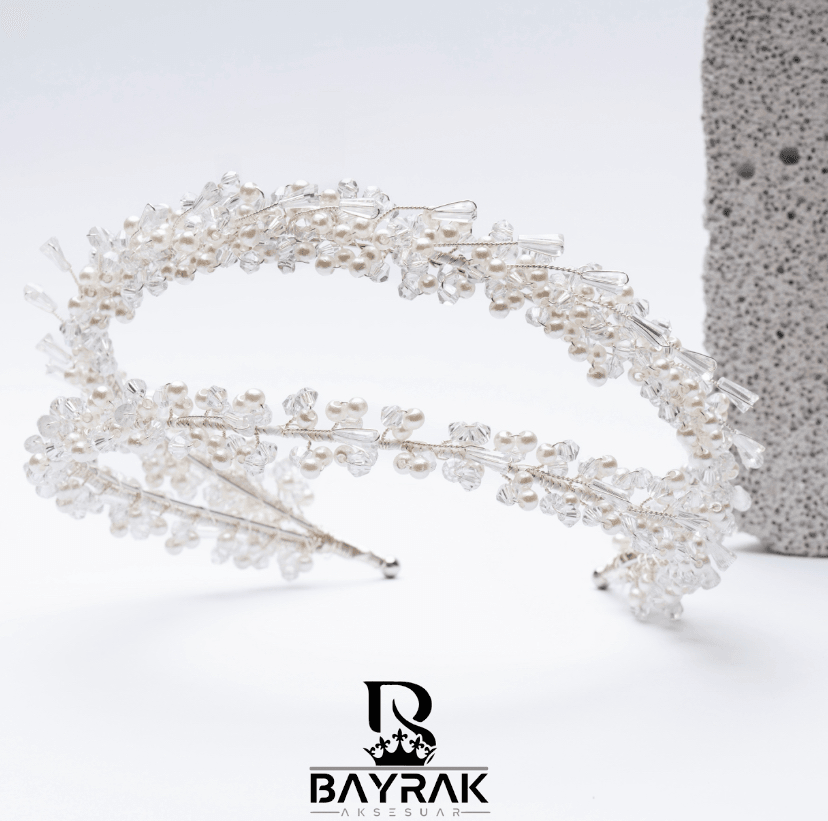Milano -383- Çift Sıra Gelin Tacı