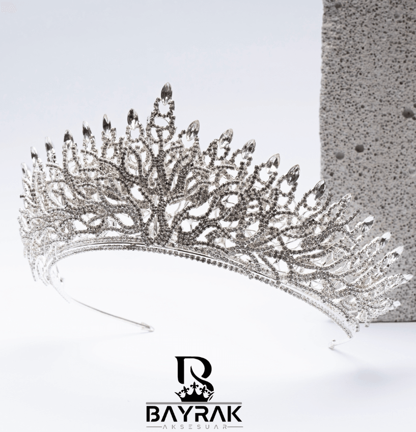 Lotus -331- 3 Boyutlu Gelin Tacı