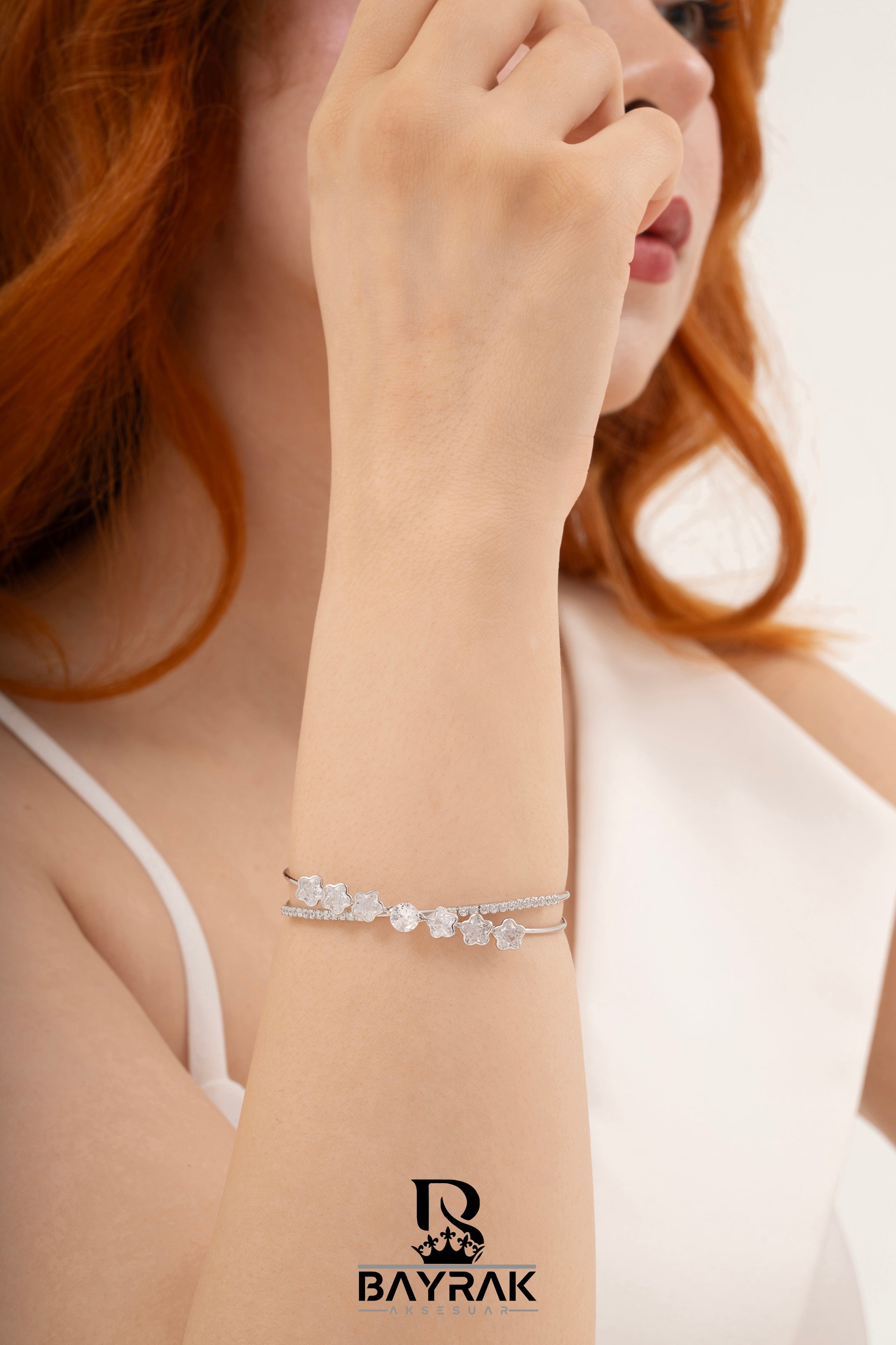 Impera -110- Zirkon| Kelepçe Bileklik