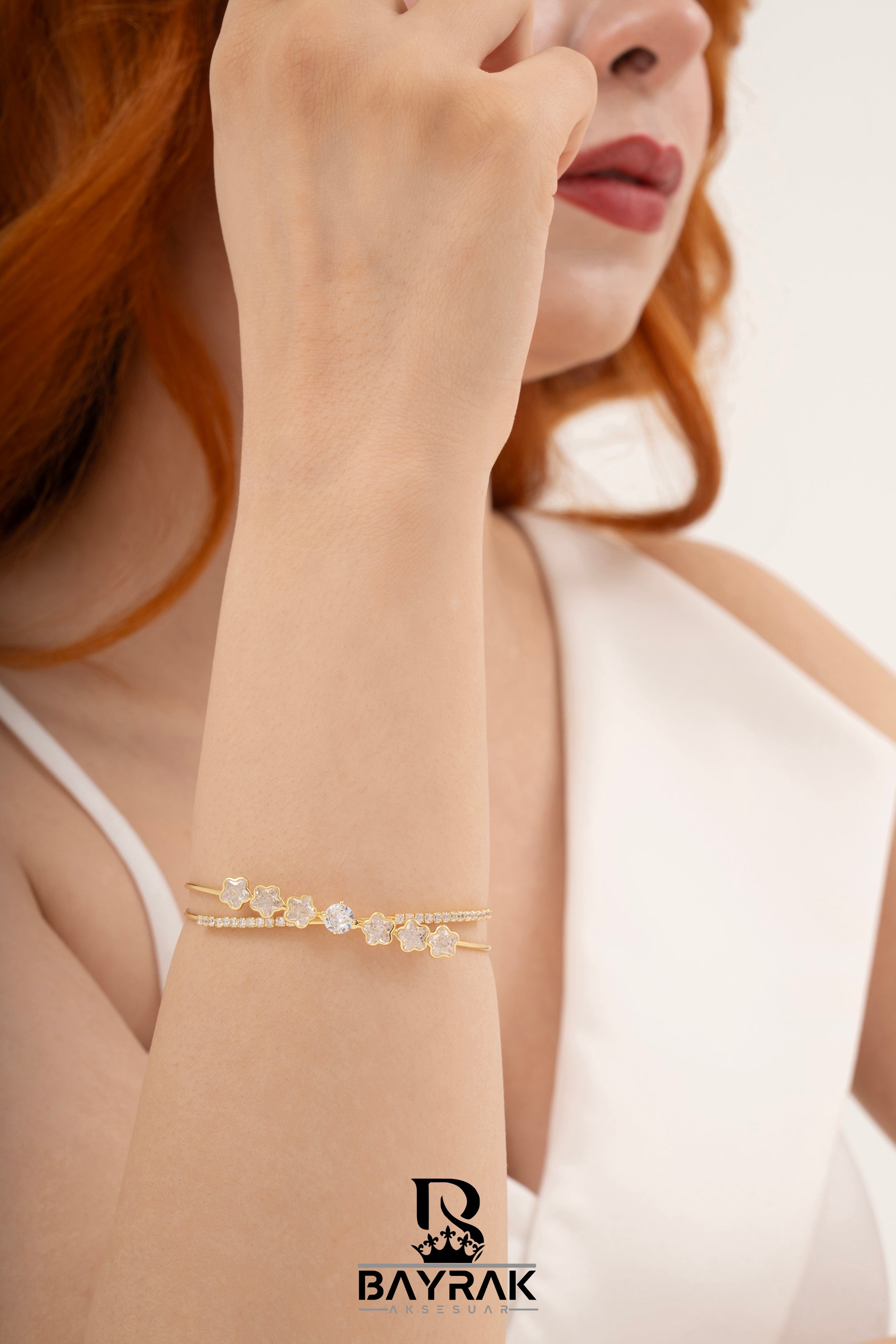 Impera -110- Zirkon| Kelepçe Bileklik