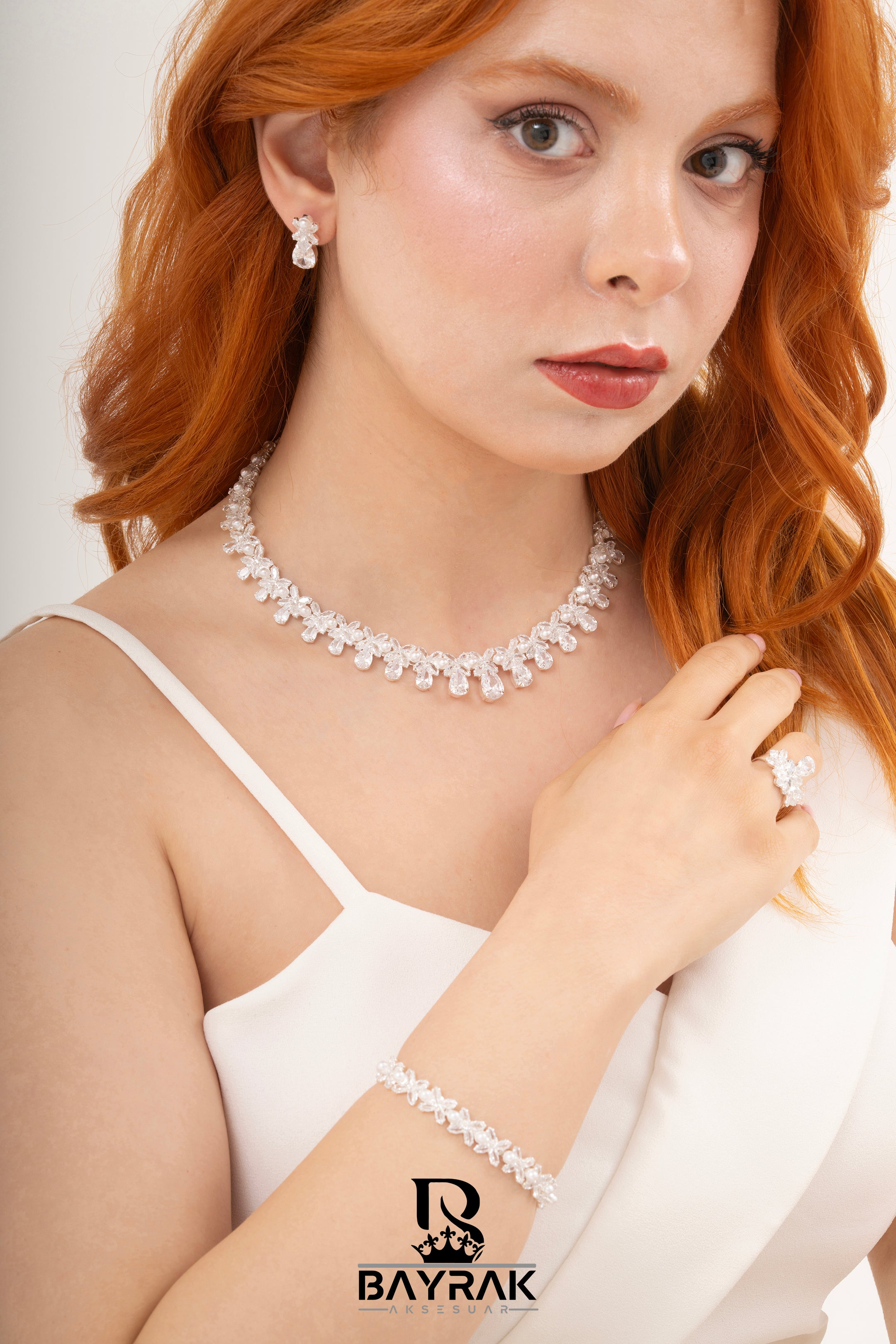 Rosa -436- | Zirkon Taşlı Takı Seti