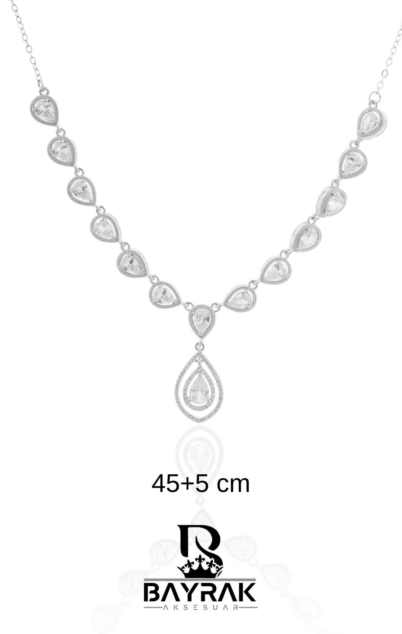 Rosa -380- |Zirkon Taşlı Takı Seti