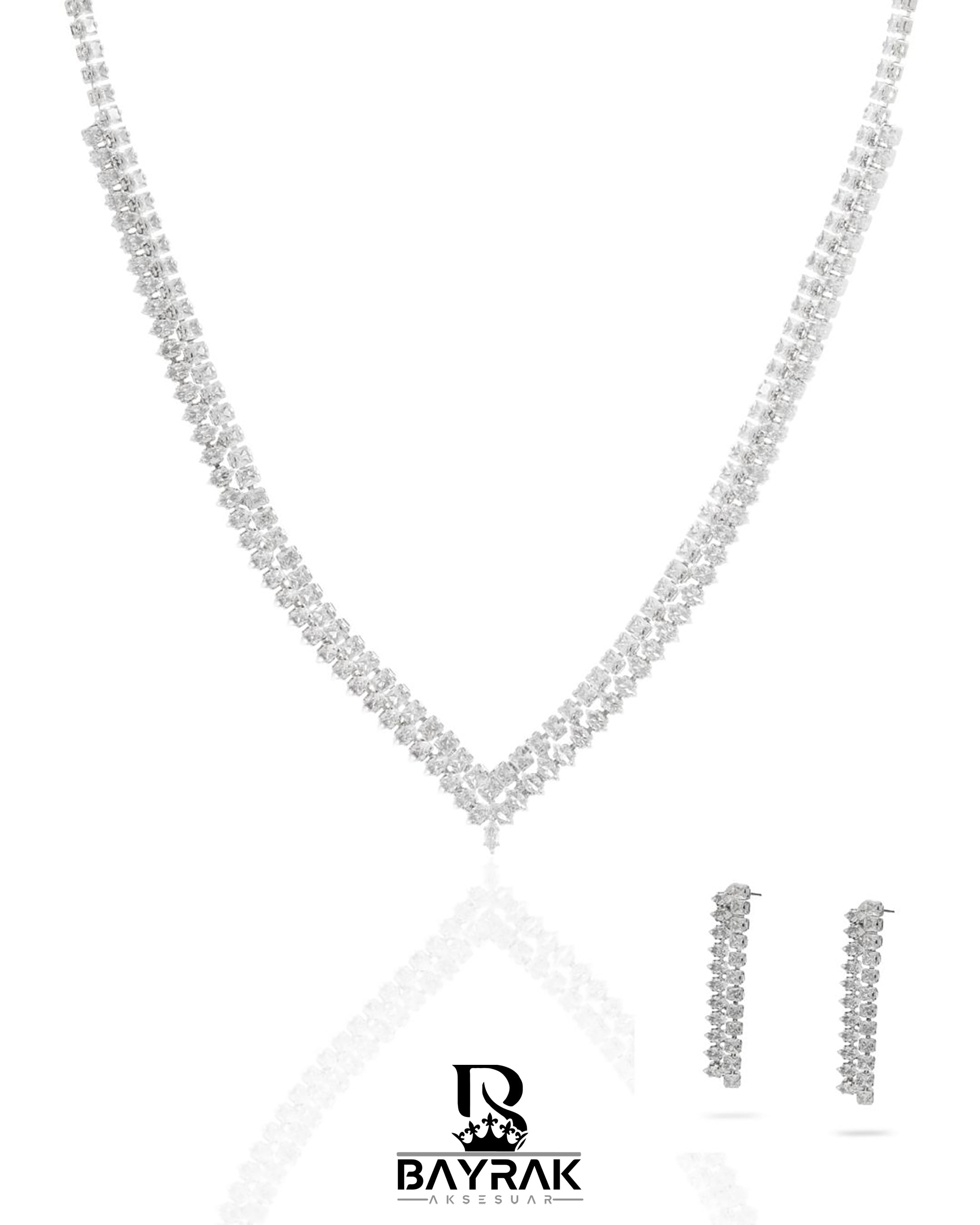 LB 2508 | Zirkon Taşlı Takı Seti