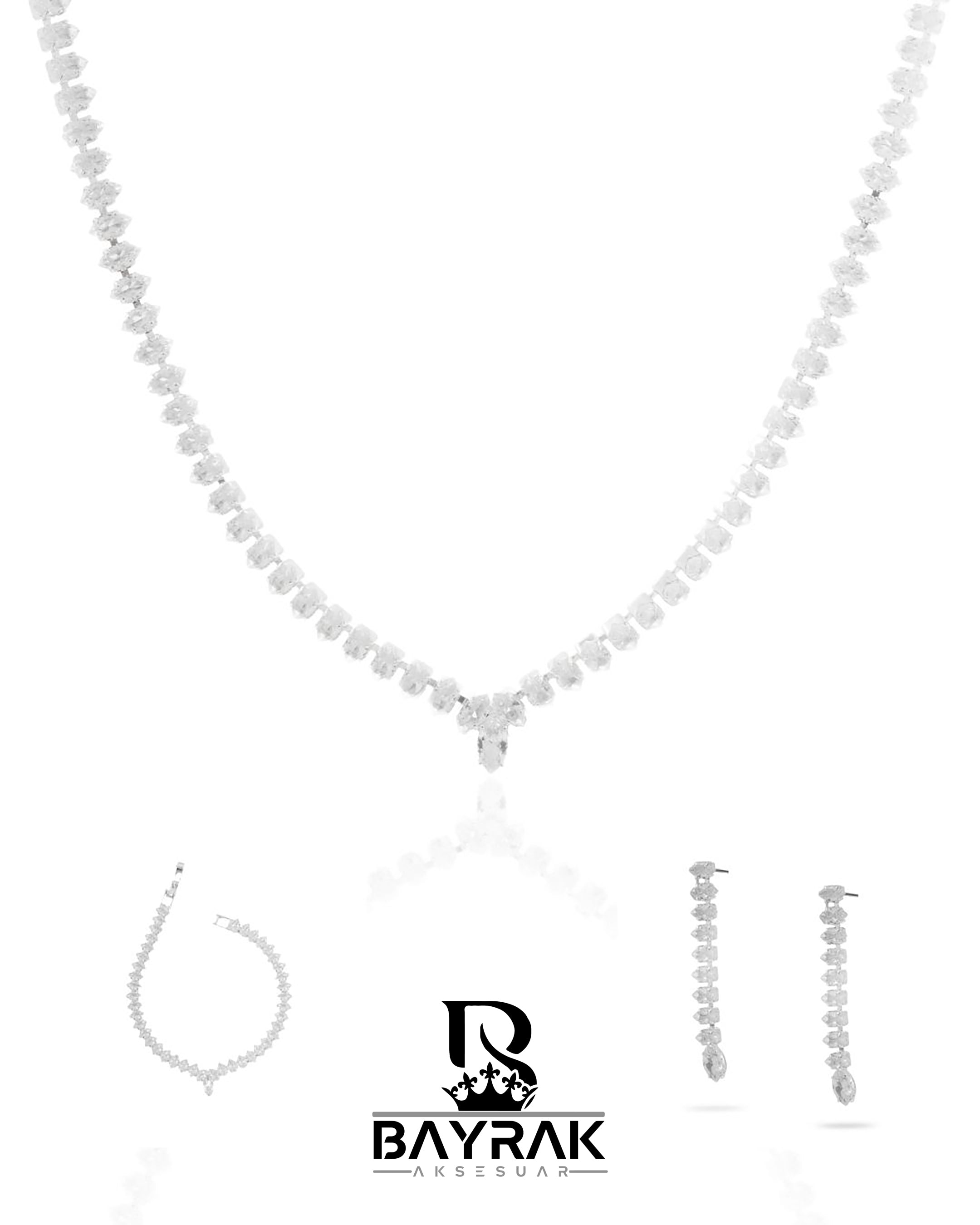 Aura -711- Zirkon Taşlı Takı Seti