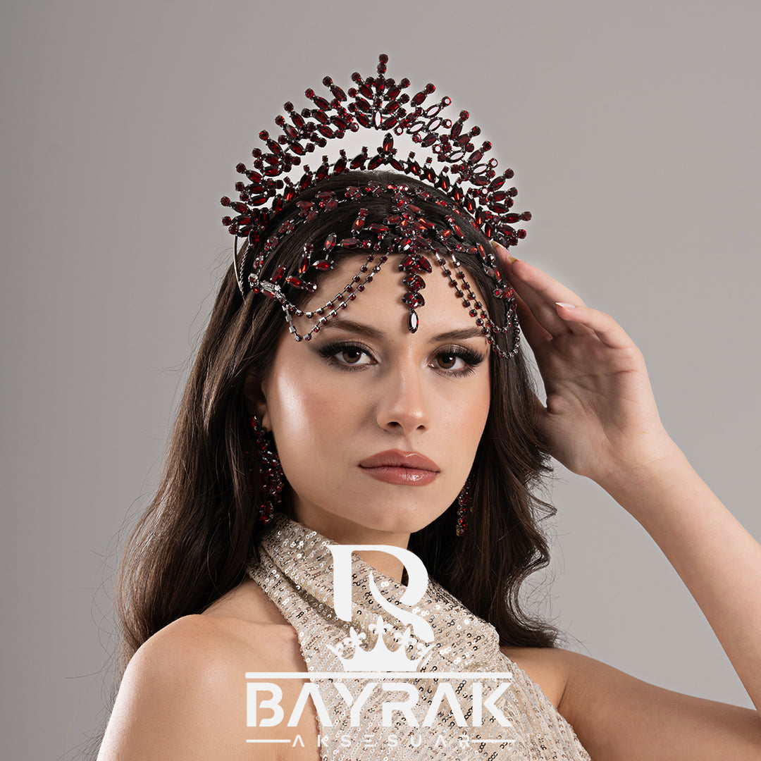 SULTAN's - 962 - / 3 Boyutlu Kına Tacı