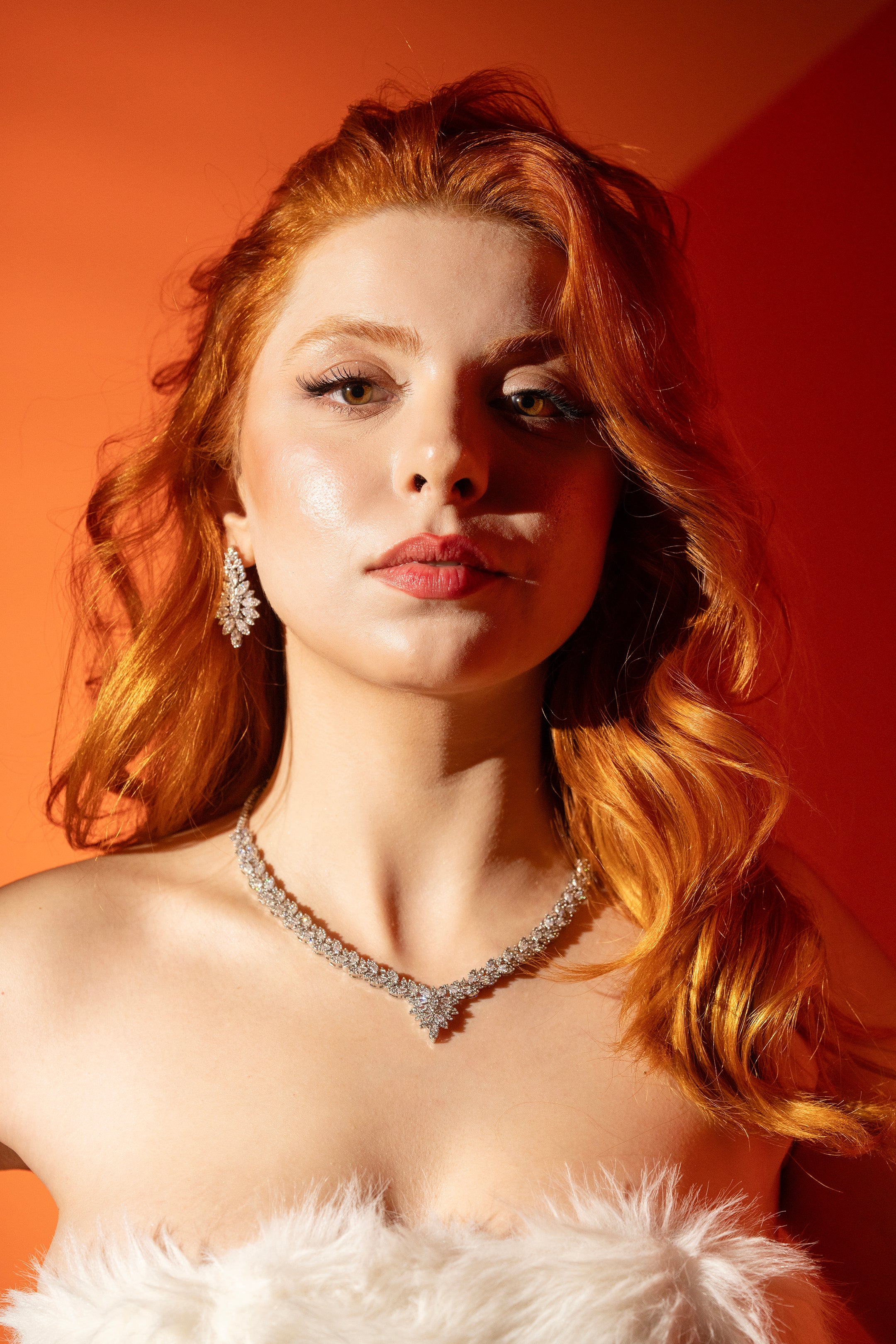 ILARIA - 695 - / Zircon Stone Bridal Set 
