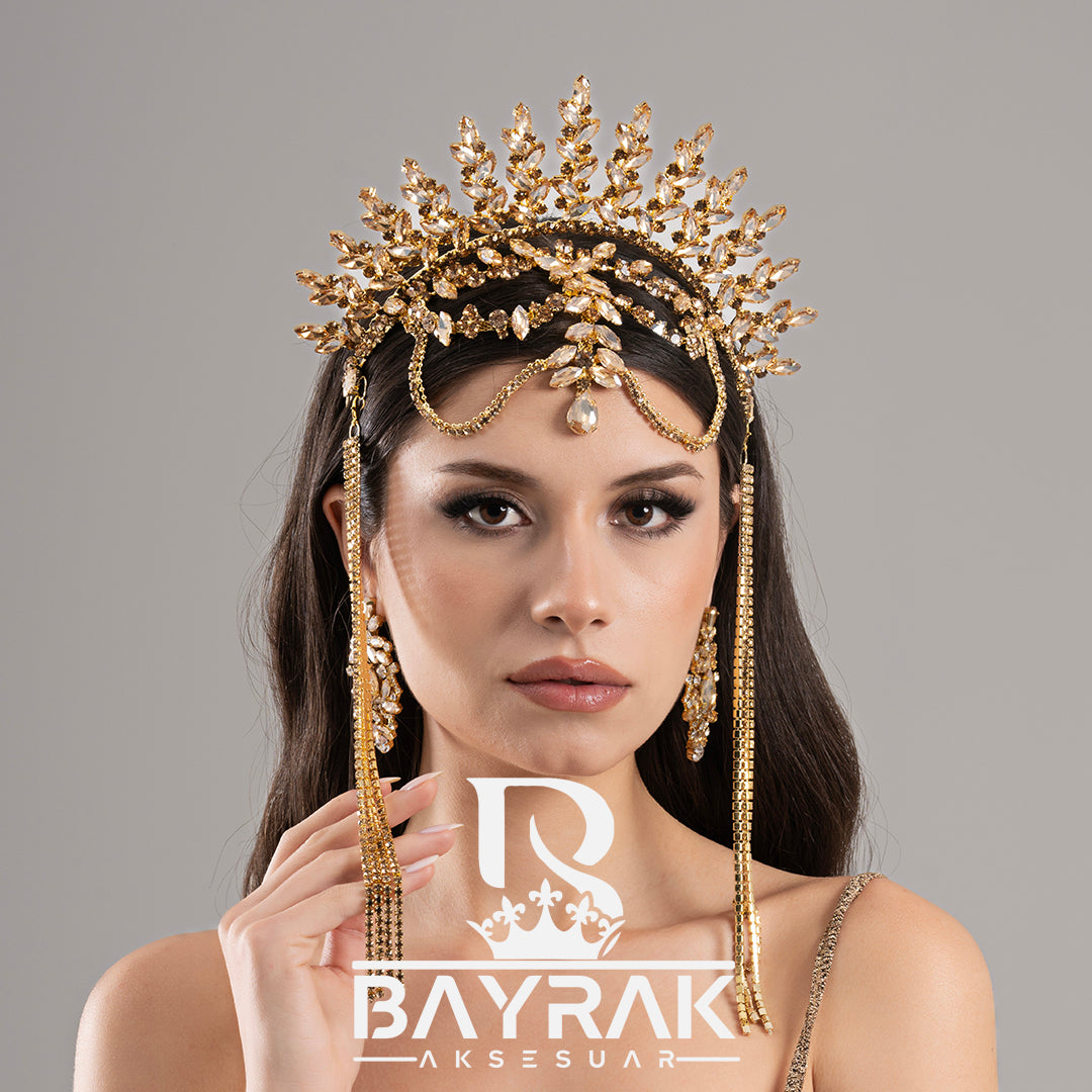 SULTAN'S - 959 - / Henna - Bridal Crown