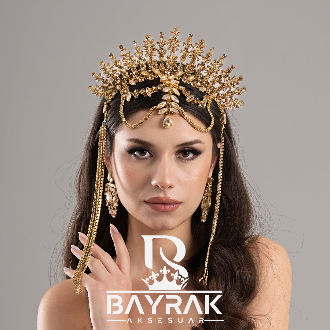 SULTAN's - 956 - / Henna - Bridal Crown