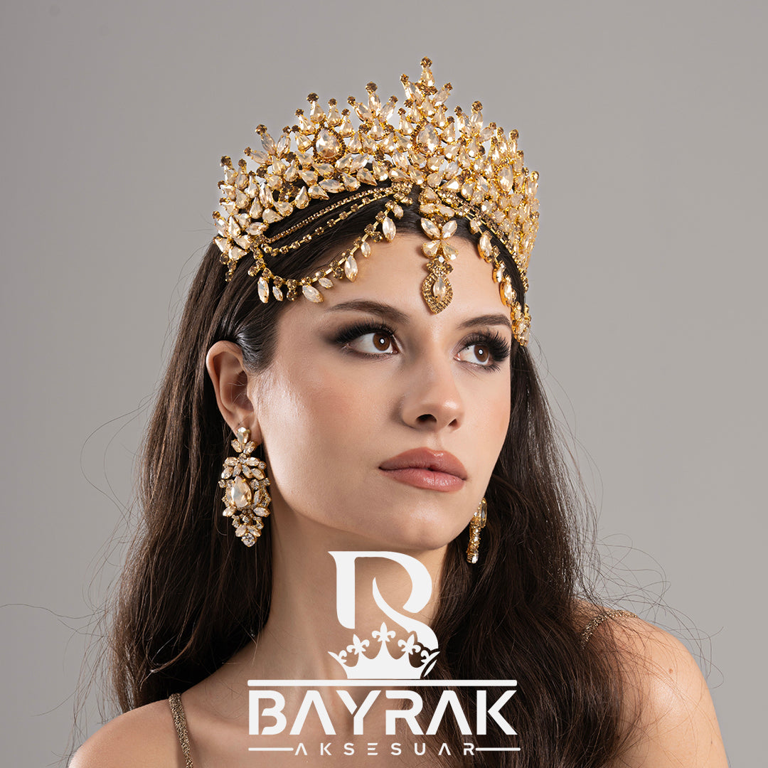 SULTAN's - 952- / Henna - Bridal Crown