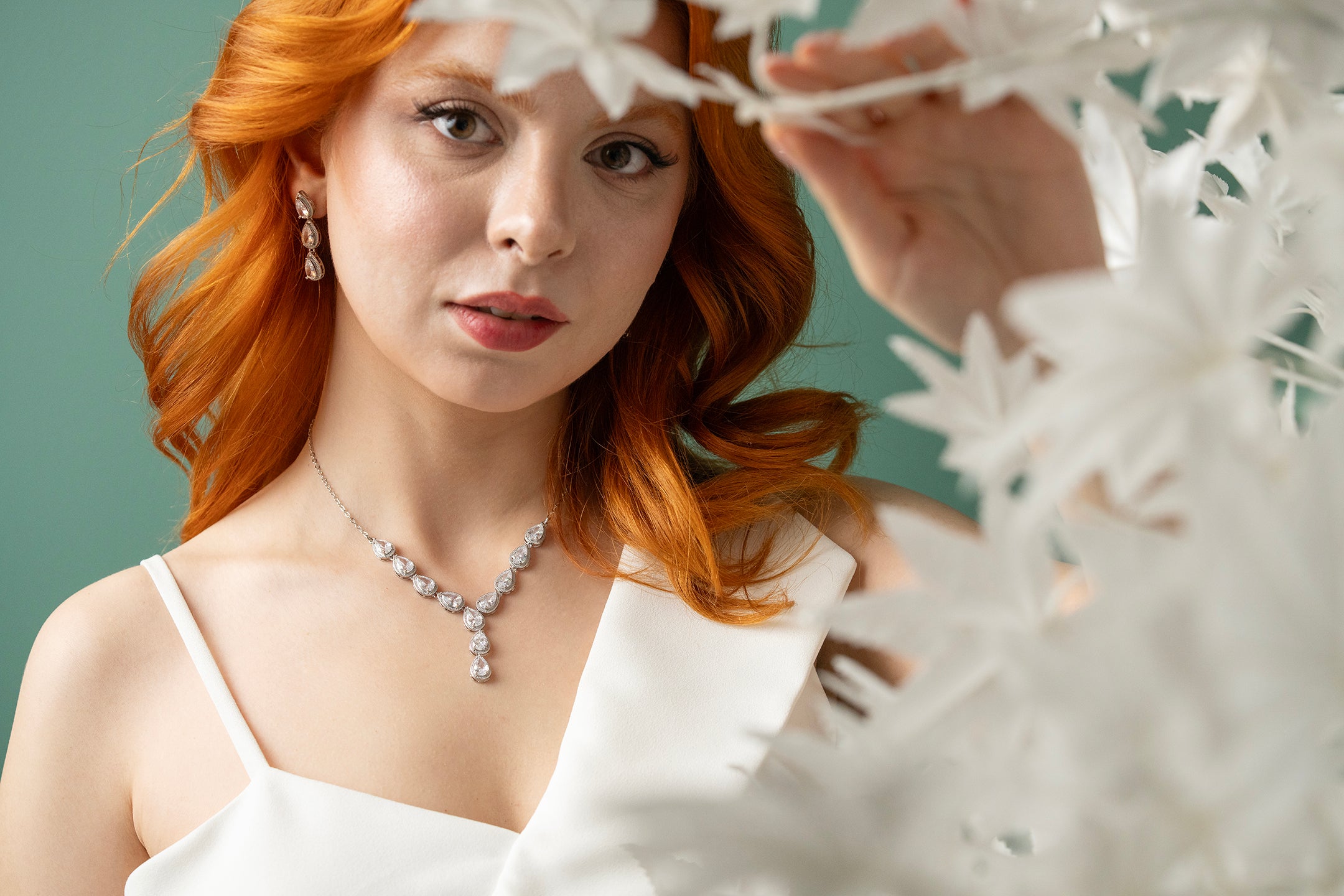 Rosa -368- |Zirkon Taşlı Takı Seti