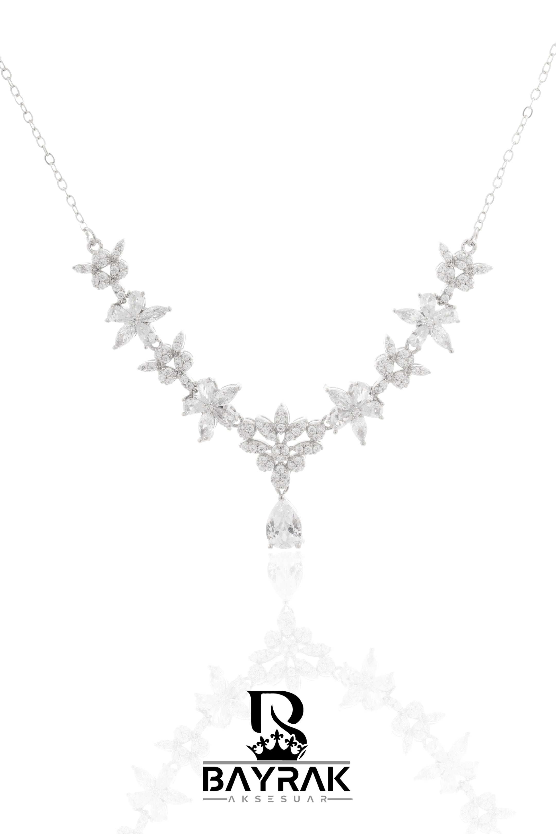 ILARIA - 140 - / Zircon Stone Bridal Set