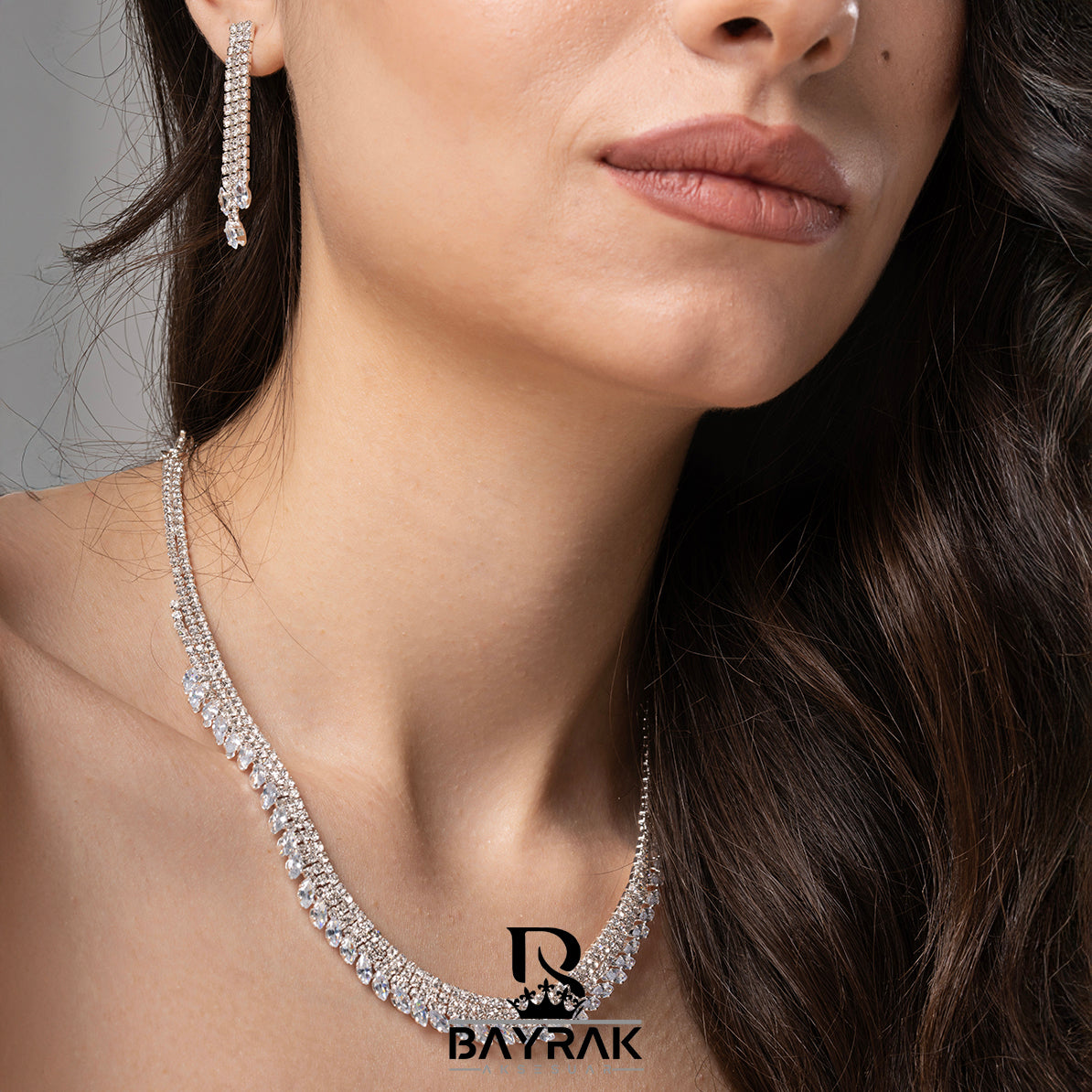 ILARIA - 420 - / Zircon Stone Bridal Set