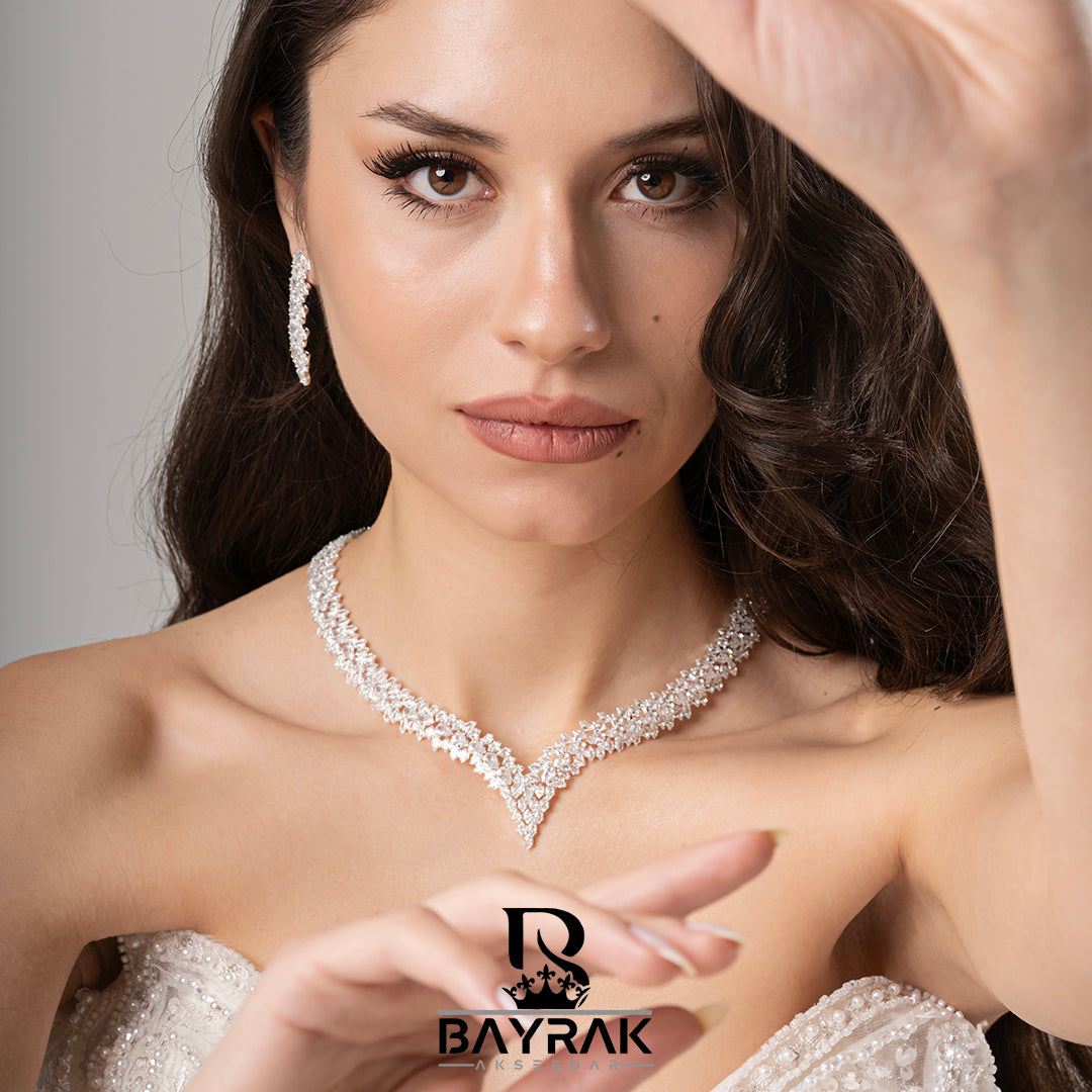AURA -720- / Zircon Stone Bridal Set