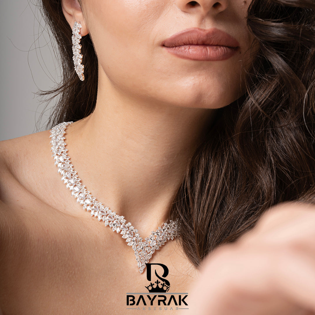 AURA -720- / Zircon Stone Bridal Set