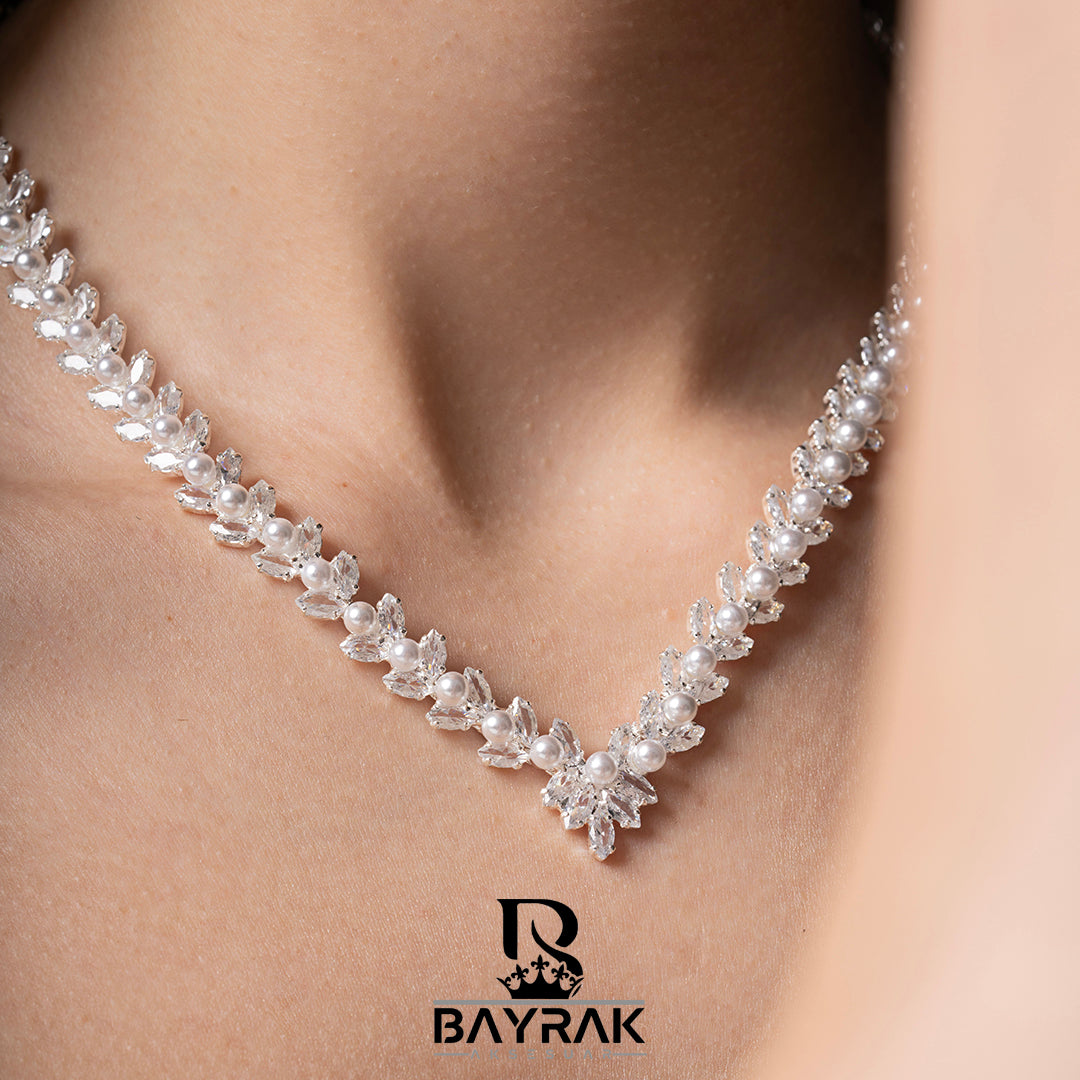 ILARIA - 820 - / Zircon Stone Bridal Set 