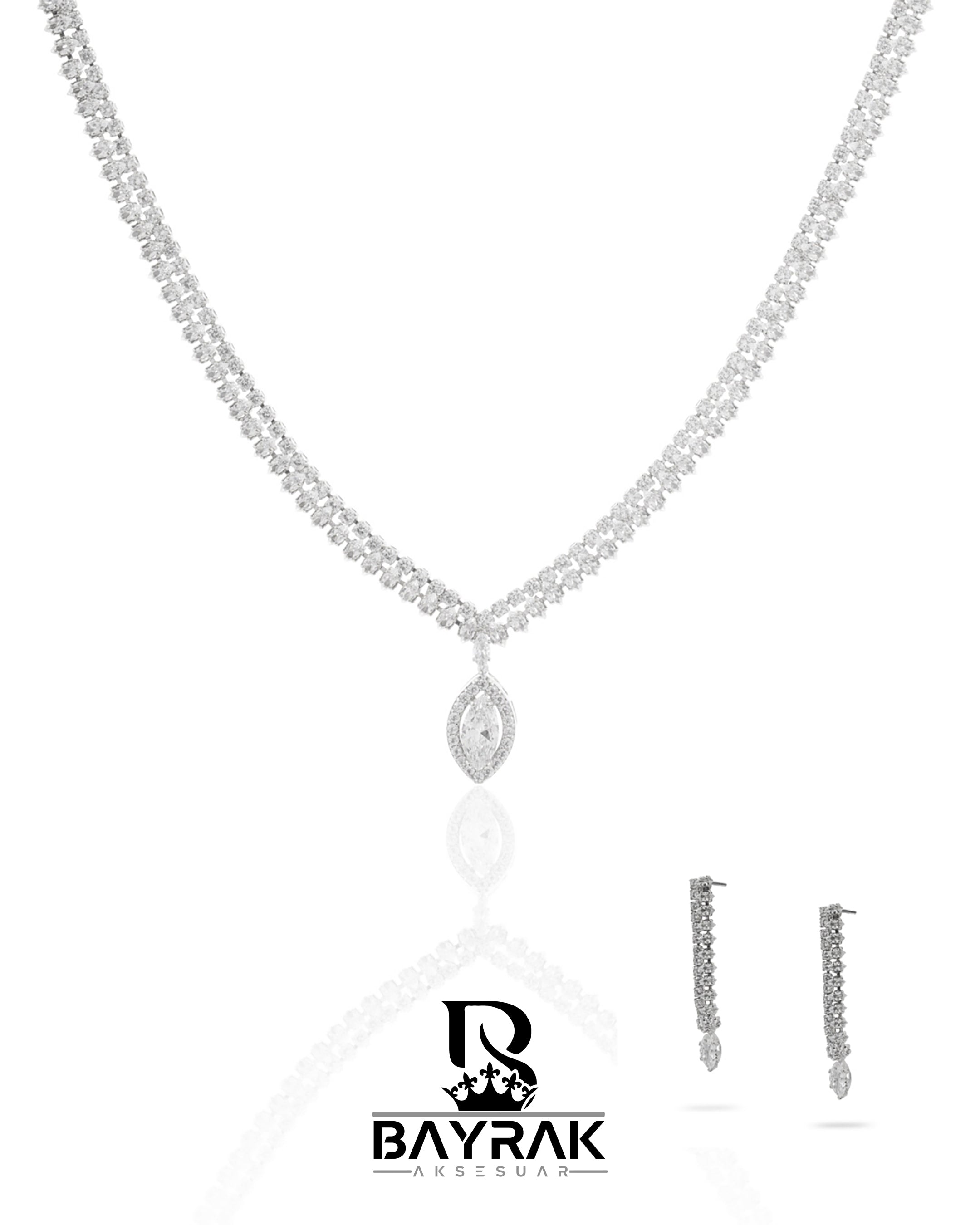 Rosa -396- | Zirkon Taşlı Takı Seti