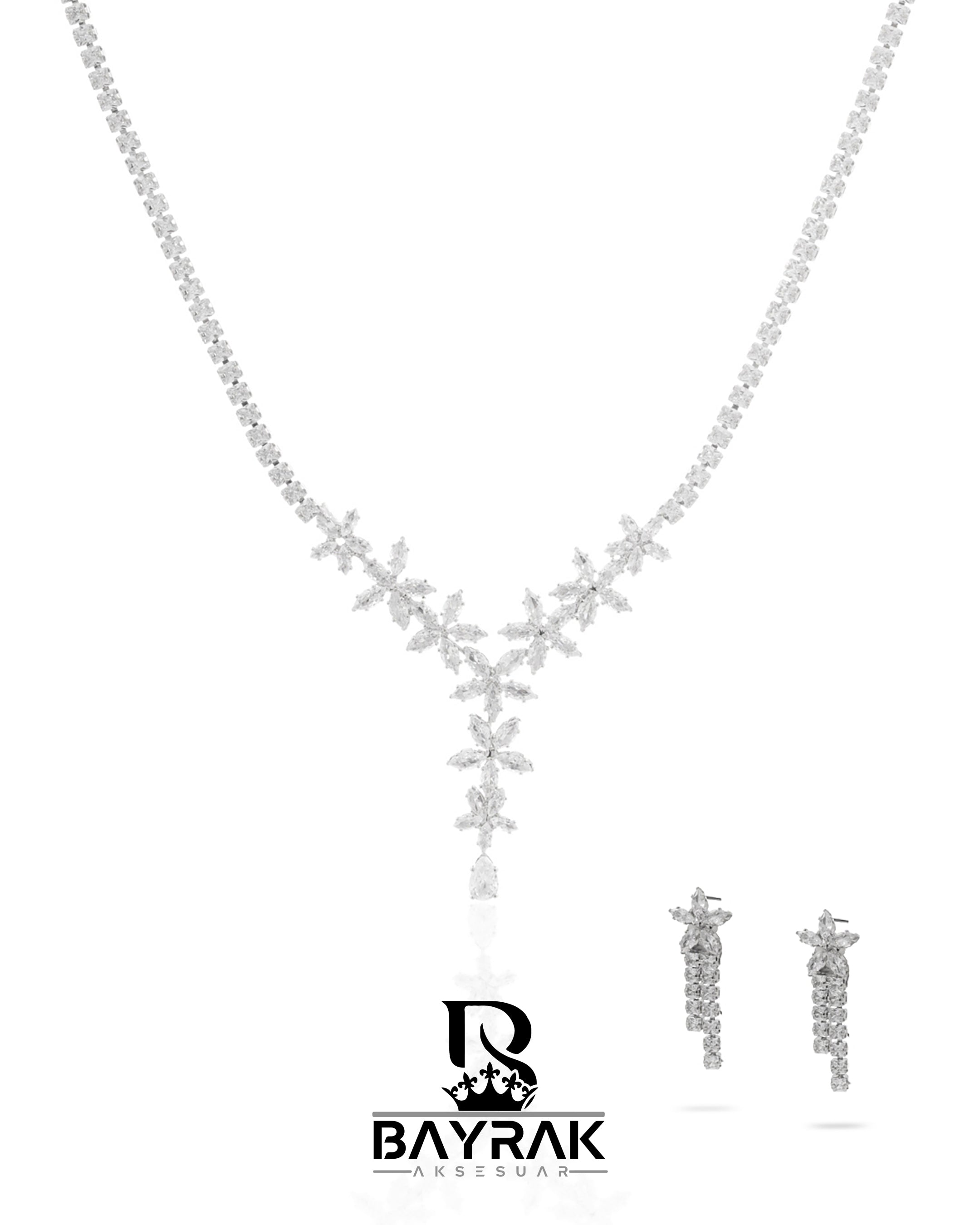 Rosa -398- | Zirkon Taşlı Takı Seti